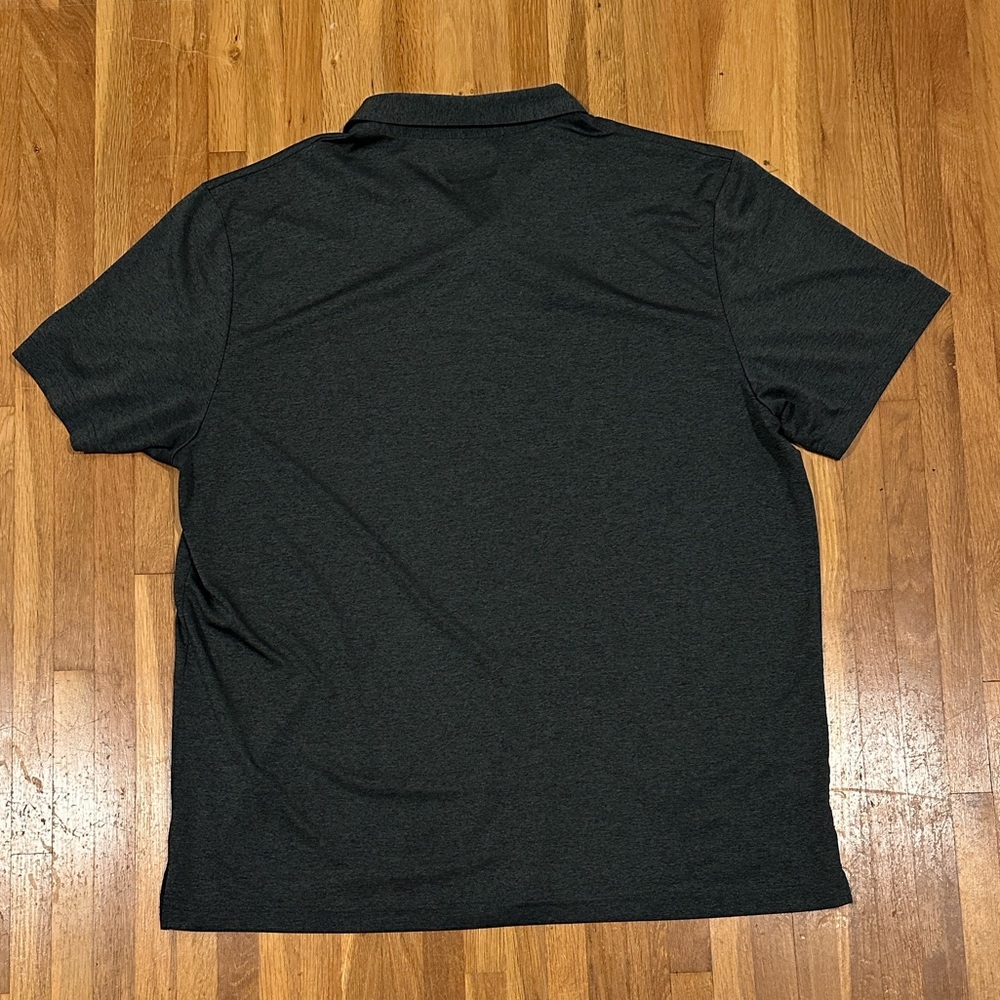 PGA Tour Dark Gray Polo with Green and Blue Accents - Picture 13 of 16